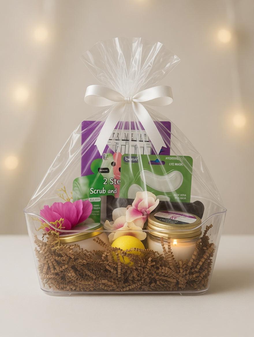 Chapter & Chill Caddy – Mystery Book Self-Care Gift Basket